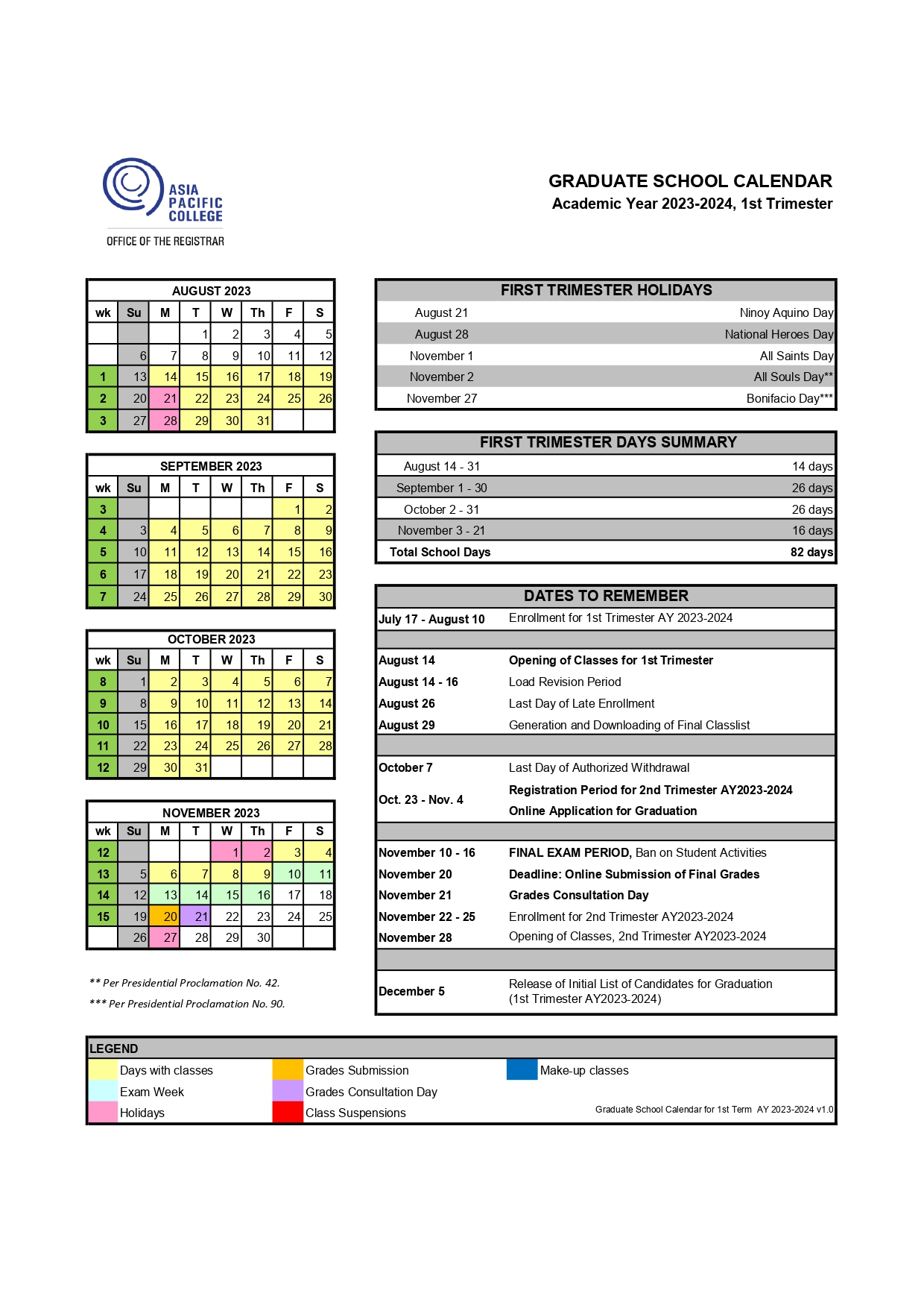 Term 1 Calendar (AY2023-24) - Graduate School v1.0_page-0001