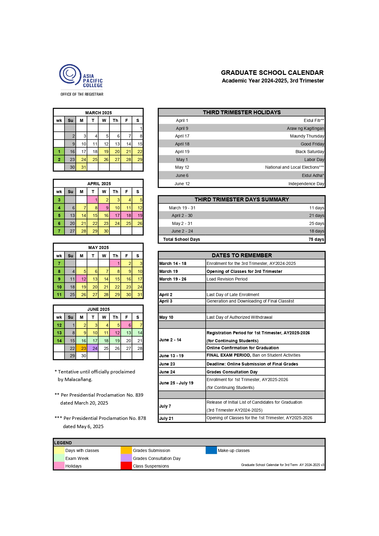 Term 3 Calendar (AY2024-25) - Graduate School v3_page-0001