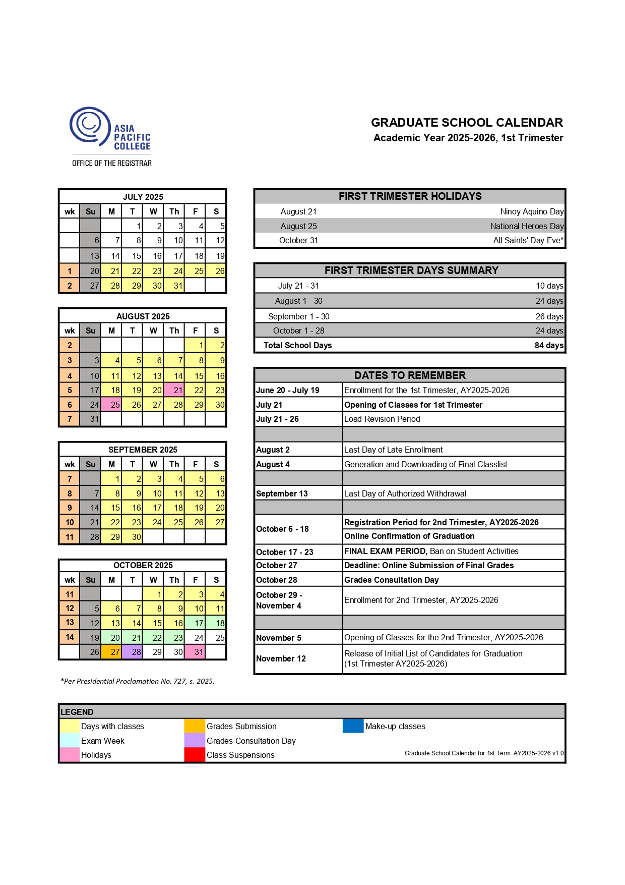 Term 1 Calendar (AY2025-26) - Graduate School v1.0_page-0001